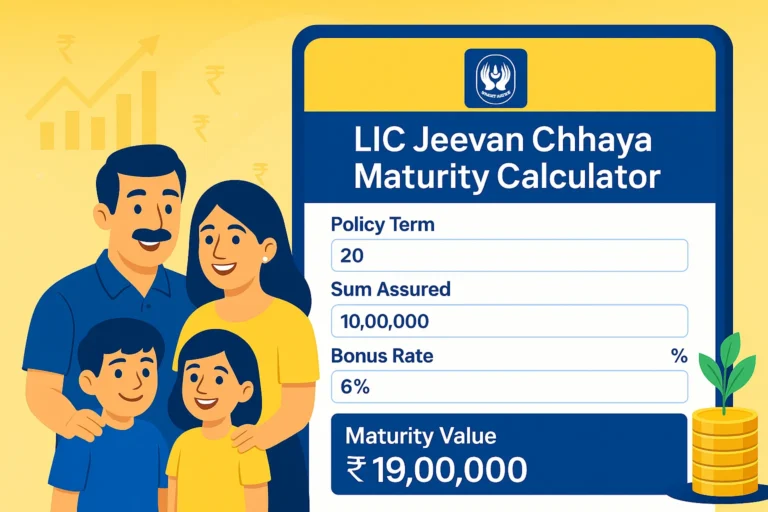 LIC Jeevan Chhaya Maturity Calculator