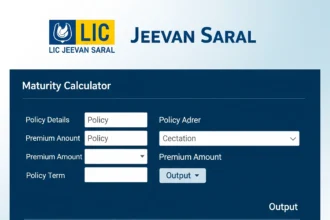LIC Jeevan Saral Maturity Calculator