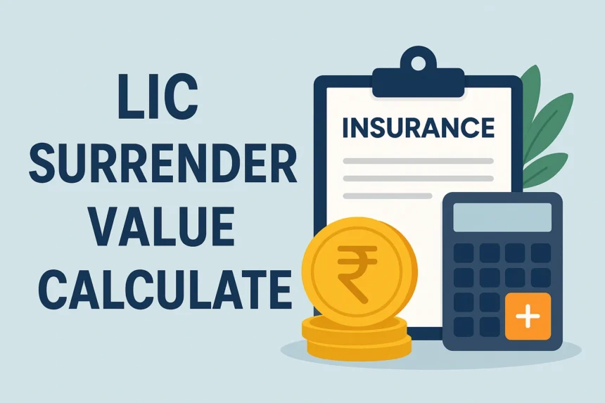 LIC Surrender Value Calculator