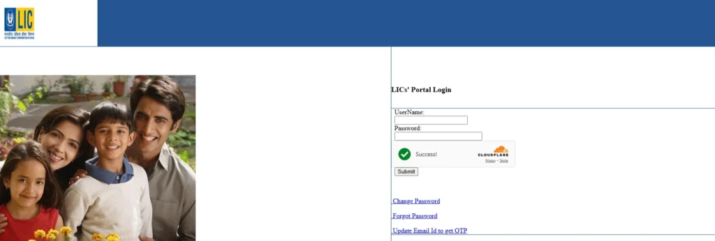 LIC Merchant Portal submit