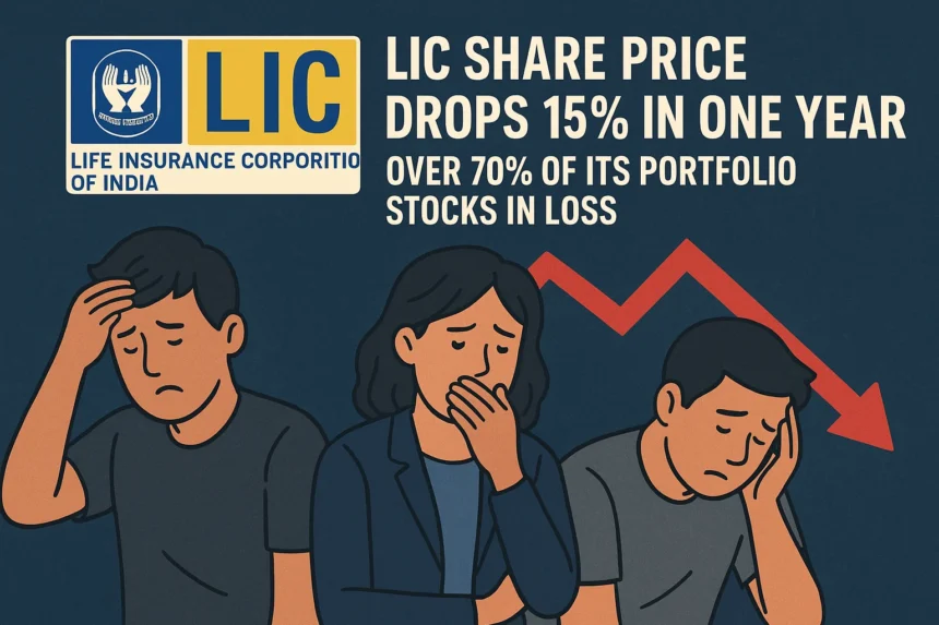 LIC Share Price Drops