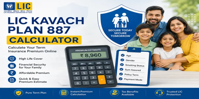 LIC Kavach Plan 887 Calculator